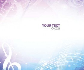 Abstract music art background vectors 01