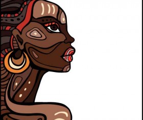 African woman design vectors 06