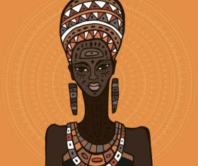African woman design vectors 09