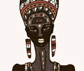 African woman design vectors 10