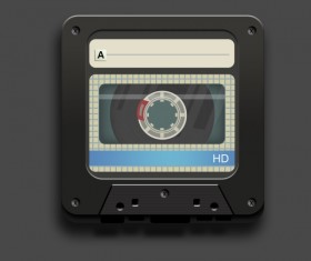 Audio tape icon