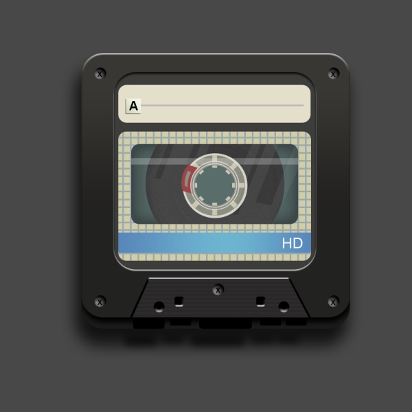 Audio tape icon