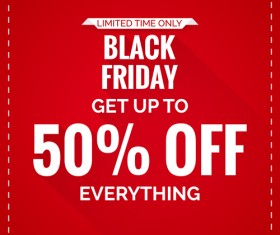 Black friday discount poster template vector 01