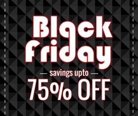 Black friday discount poster template vector 02