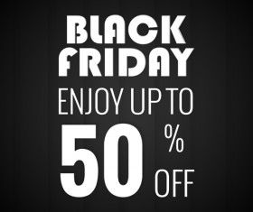 Black friday discount poster template vector 05