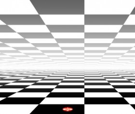 Black white square background vector