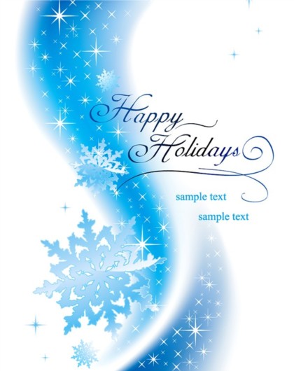 Bright snowflake abstract background vector