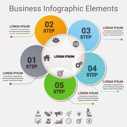 Business Infographic creative design 3573