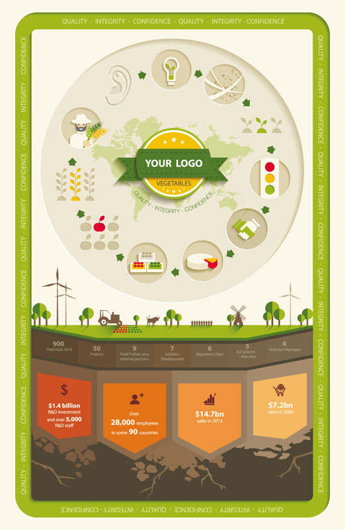 Business Infographic creative design 3578