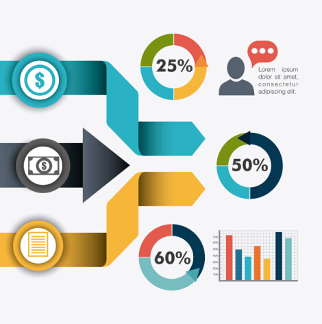 Business Infographic creative design 3595