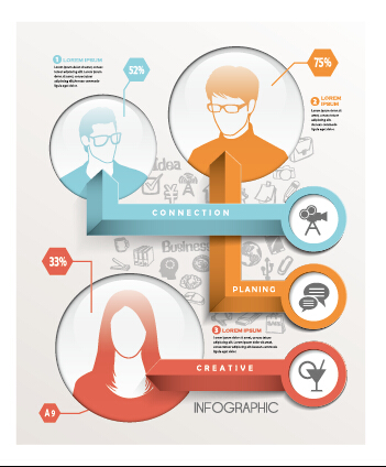 Business Infographic creative design 3637