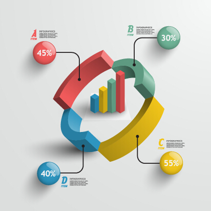 Business Infographic creative design 3643