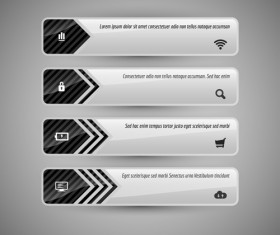Business banners creative design vectors 02
