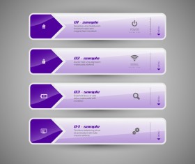 Business banners creative design vectors 04