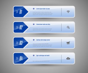 Business banners creative design vectors 05