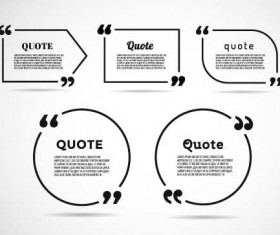 Business text box vector design 02