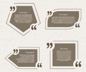 Business text box vector design 04