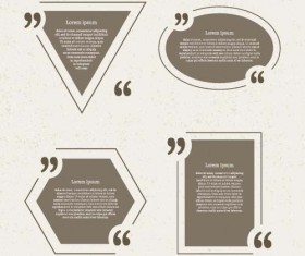 Business text box vector design 05