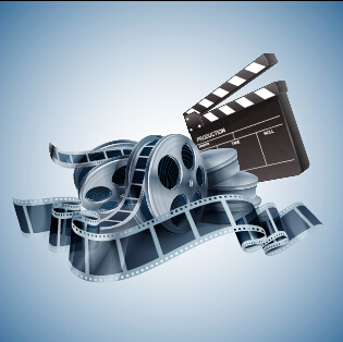 Cinema movie vector background graphics 06