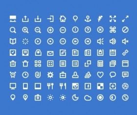 Classic computer Icons set