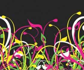 Colored abstract grass background shiny vector
