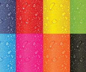 Colorful water background vectors