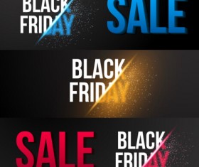 Creative black friday sale vector material 02