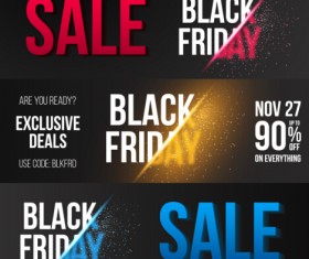 Creative black friday sale vector material 05