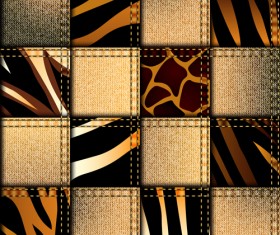 Denim fabric seamless vector pattern 03