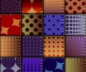 Denim fabric seamless vector pattern 10