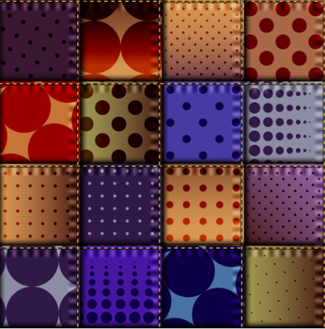 Denim fabric seamless vector pattern 10