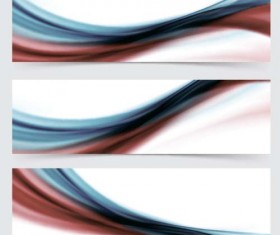 Dynamic banners abstract wave vector 02