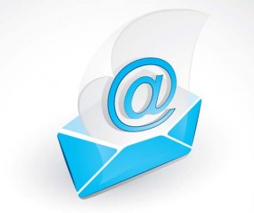 Email letter icons shininy vector 02