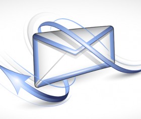 Email letter with arrow icons vector 04