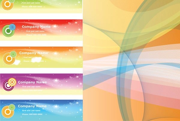 Fantasy style banners with background vector