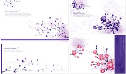 Fashion and elegant floral background vector