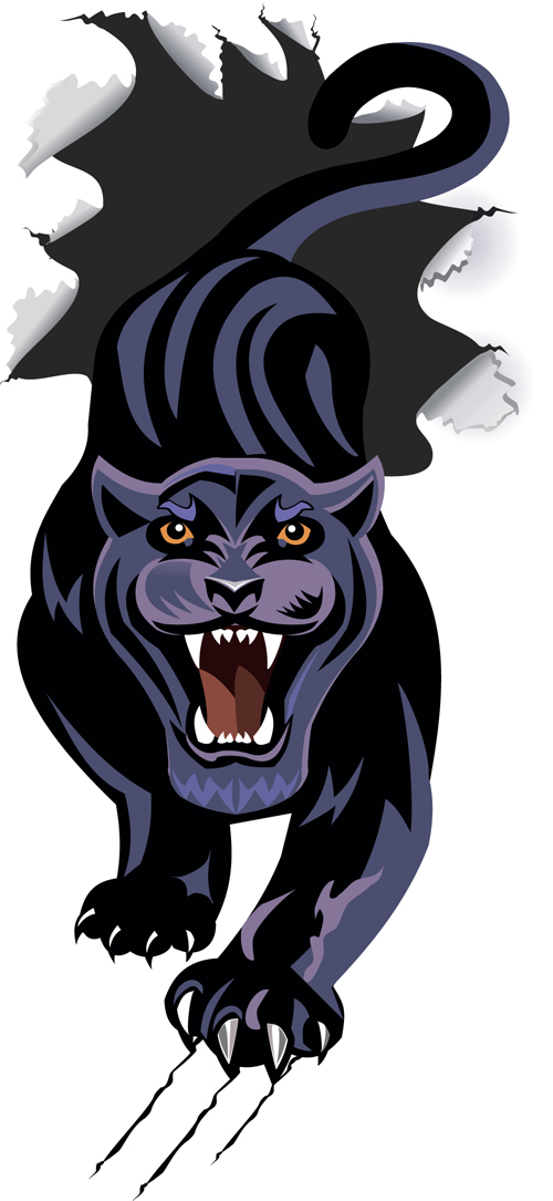 Fierce panther vector material 02