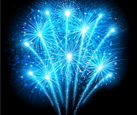Fireworks effect festival vectores design 04