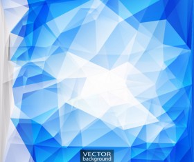 Geometric embossment effect backgrounds vector set 01