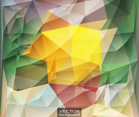 Geometric embossment effect backgrounds vector set 05
