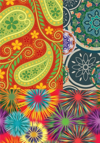 Gorgeous pattern seamless vector
