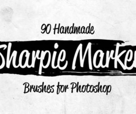 Handmade Sharpie Marker Photoshop