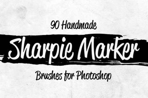Handmade Sharpie Marker Photoshop