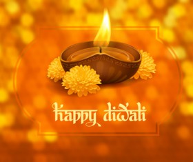 Happy Diwali ethnic styles background vectors 06