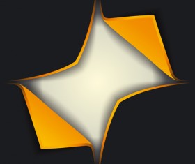 Incision paper black background vector