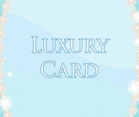 Jewelry luxury card vector 01