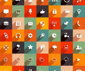 Life necessary small icons set