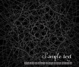 Messy lines art background vector