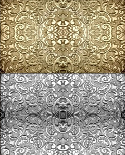 Metal texture embossed pattern vector