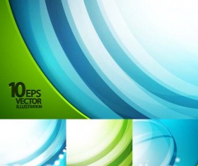 Modern abstract vector background set